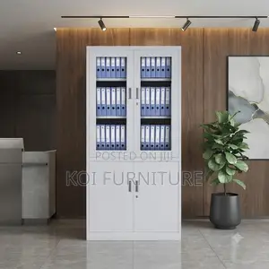 Office Cabinet; Heavy-Duty Steel Constructed Files Store Cabinet