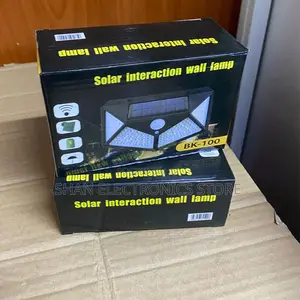 270-Degree Ip65 Waterproof 100 Led Solar Wall Lamp - Activated Light