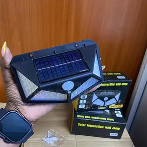 3intelligent Modes100 Led Solar Light Bright Outdoor Solar Wall Lamp