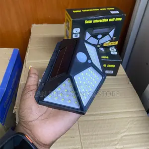270-Degree Illumination Bk-100 Solar Interaction Wall Lamp 100 Led