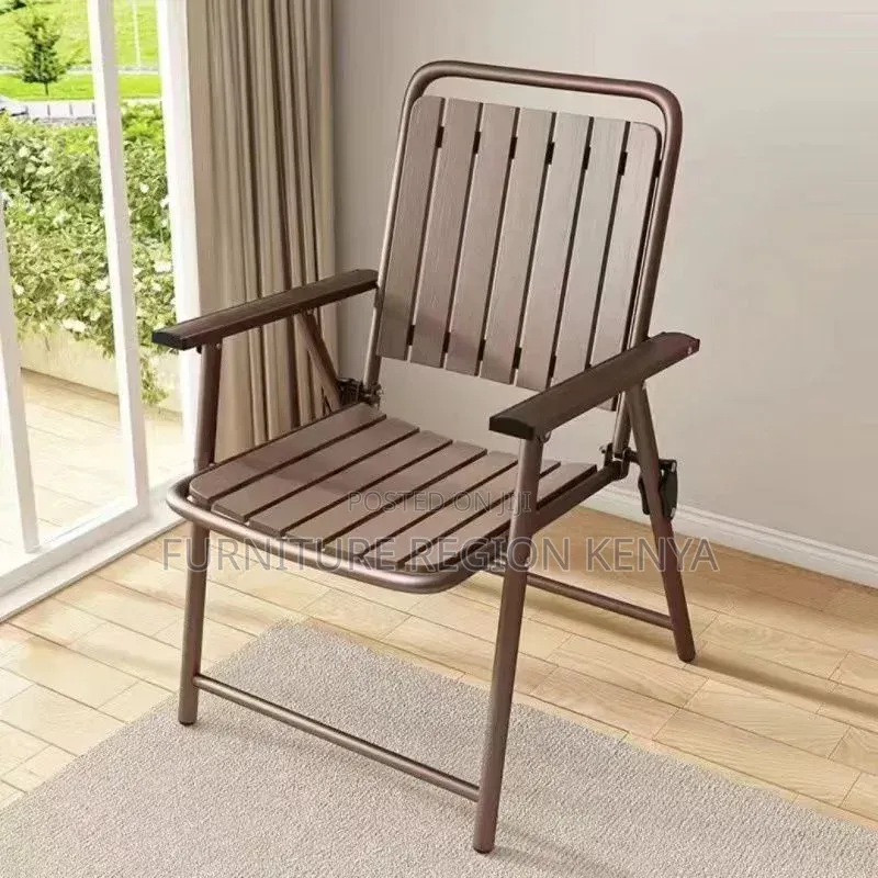 Foldable Brown Chair Strong/Durable