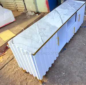 Executive Box Tv Stand With Marble Top