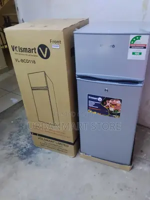 Volsmart 118 Litres Double Door Fridge With Freezer