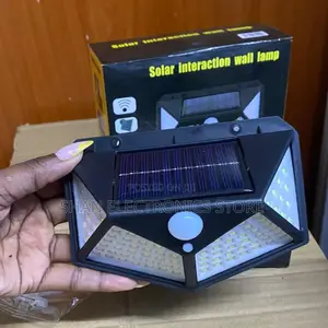 100% Solar Wall Lamp With Day and Night Sensor 270-Degree Four-Sided