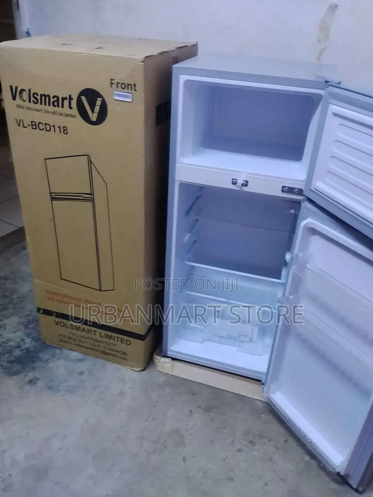 Volsmart 118l Energy Efficient Refrigerator With Freezer