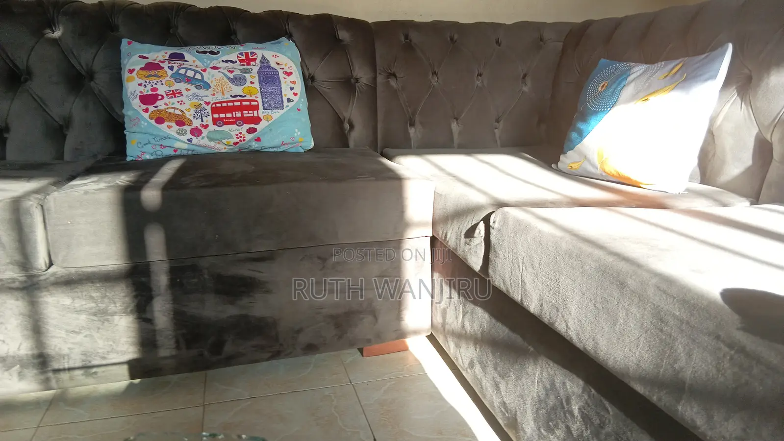 Premium L-Shaped Sofa Set in Excellent Condition
