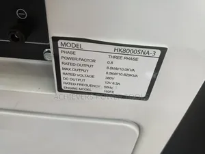 Hisaki 10kva Generator Machine Single Phase/Three Phase