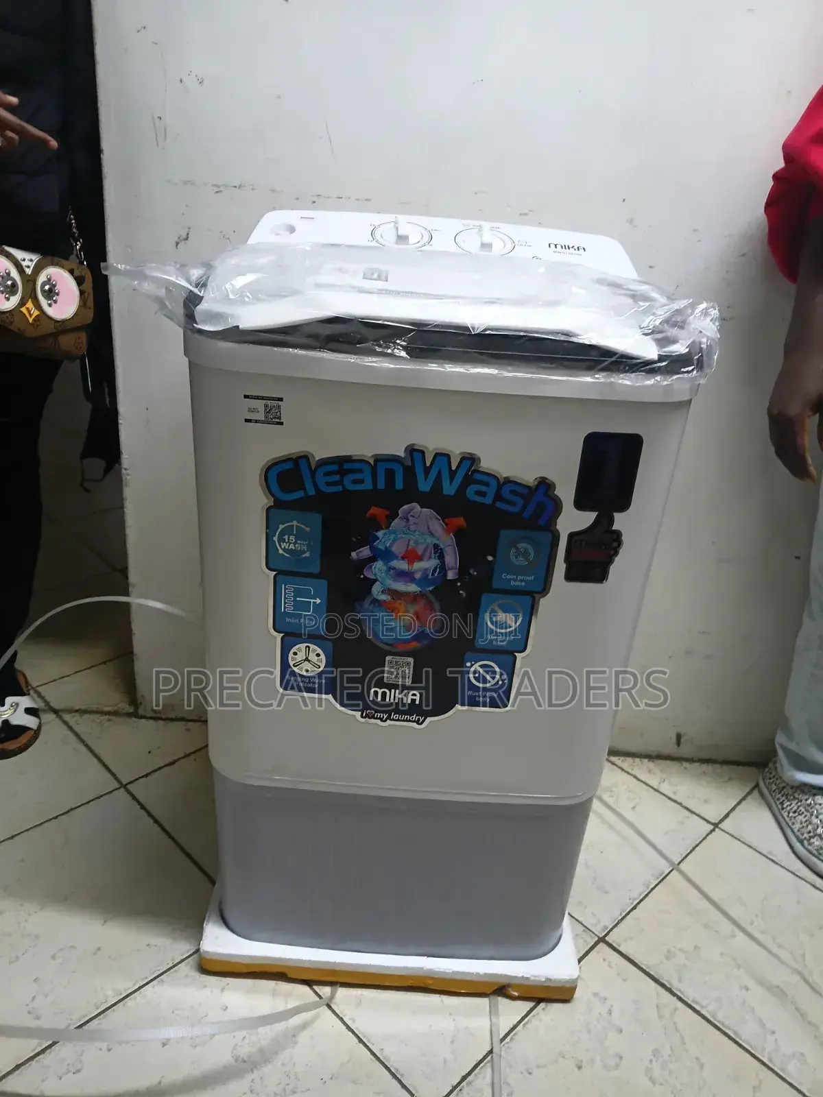 Mika 6kg Semi-Automatic Single Tub Washing Machine