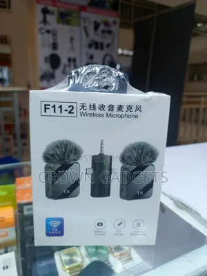 F11 Dual Lavalier Mic for Phone Camera and Vlogging
