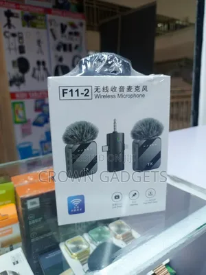 F11 Dual Clip-on Mic for iPhone Android and DSLR Camera