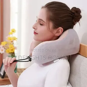 Portable Cervical Vertebra U-Shape Neck Pillow Massager_tt
