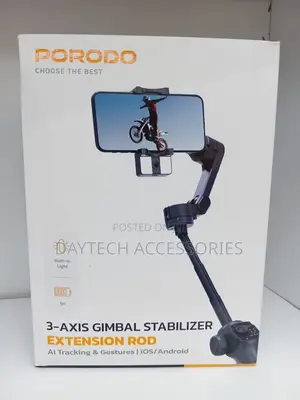 This Is a Porodo 3-Axis Gimbal Stabilizer.