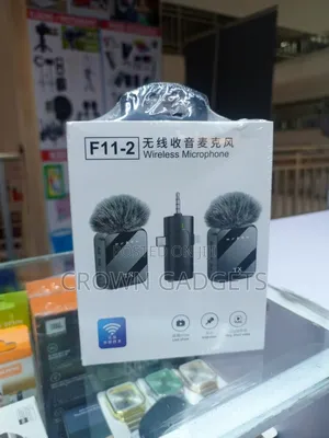 F11 Wireless Lavalier Mic for Vlogging Podcast and Streaming