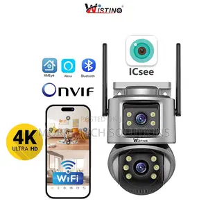 Wistino 8mp Ultra Hd Outdoor Wi-Fi Camera,Ai Tracking Alarm,Ip66 Rated