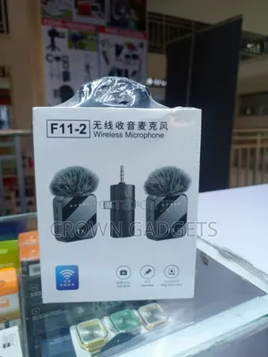 F11 Dual Lavalier Mic for Two-Person Interviews and Podcast