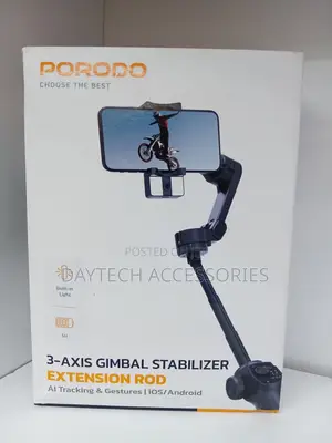 Porodo Ai Tracker Gimbal P9 – Black