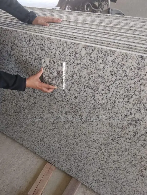 Polished P White Granite Slab 8ft × 2ft