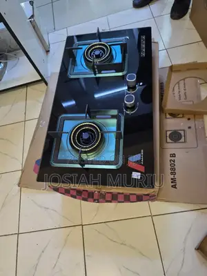 Amaze Black 2 Burner Inbuilt Cooker