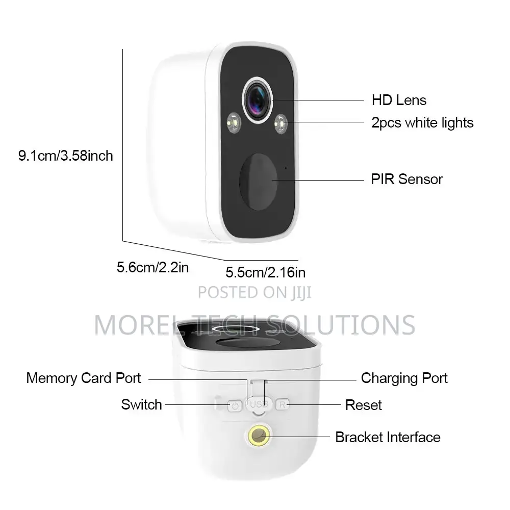 Wistino Hd Mini Battery Camera, Pir Motion Detection, Night Vision
