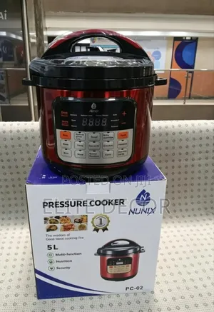 Nunix Pc-02 Electric Pressure Cooker – 5 Litres