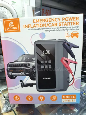 Multifunctional Car Emergency Power Starter With Air Compressor