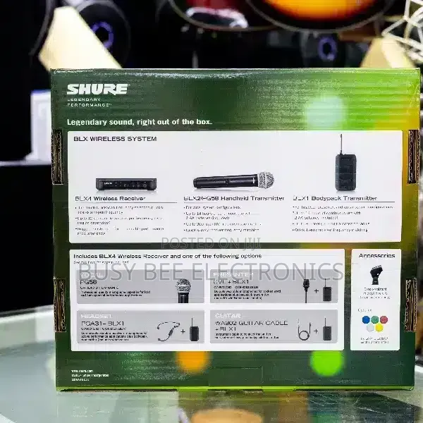 Shure Beta 58a BLX Wireless Combo System