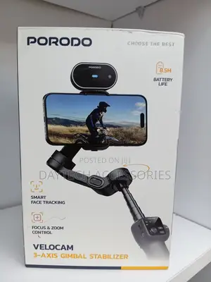 This Is a Porodo Velocam 3-Axis Gimbal Stabilizer