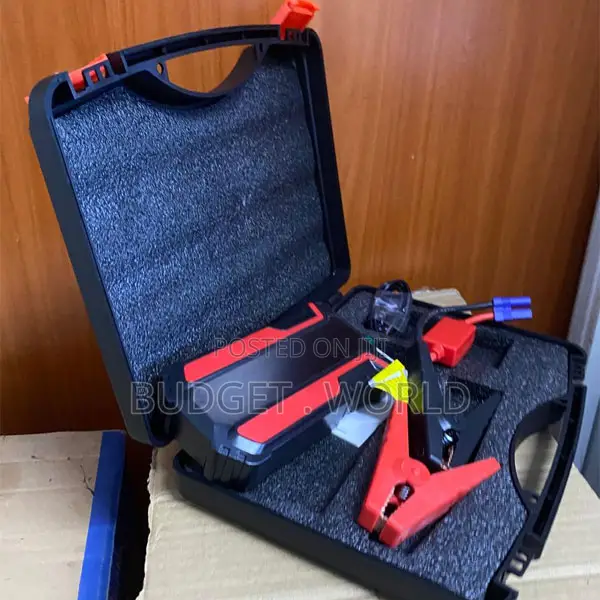 . Multi-Function Portable Jump Starter – Car Battery Emergency Kit