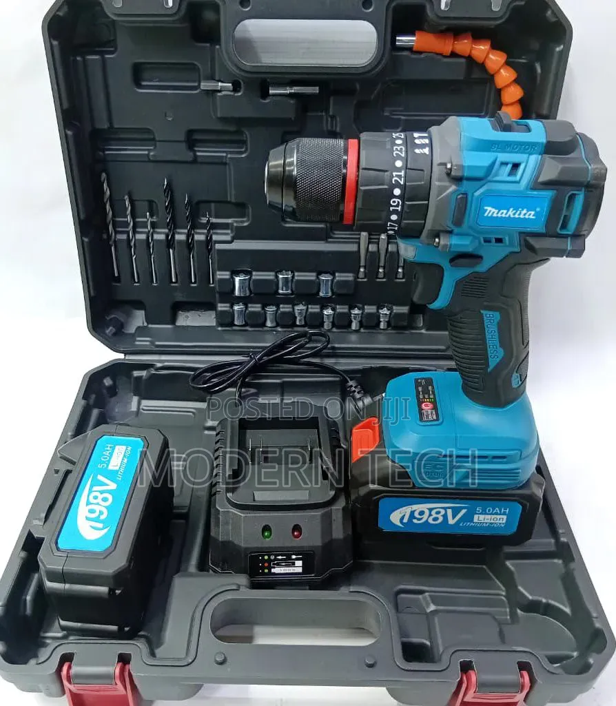 Makita 98v Heavy-Duty Brushless Cordless Drill Set