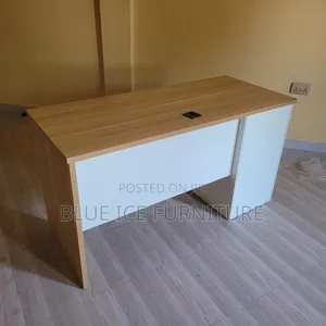 Executive Office Desk With Extension and Drawer .