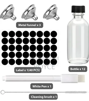 12pcs 60ml Ginger Shot Bottle Set
