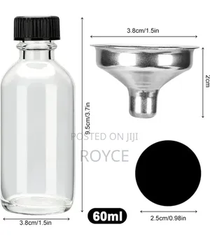 12pcs 60ml Ginger Shot Bottle Set