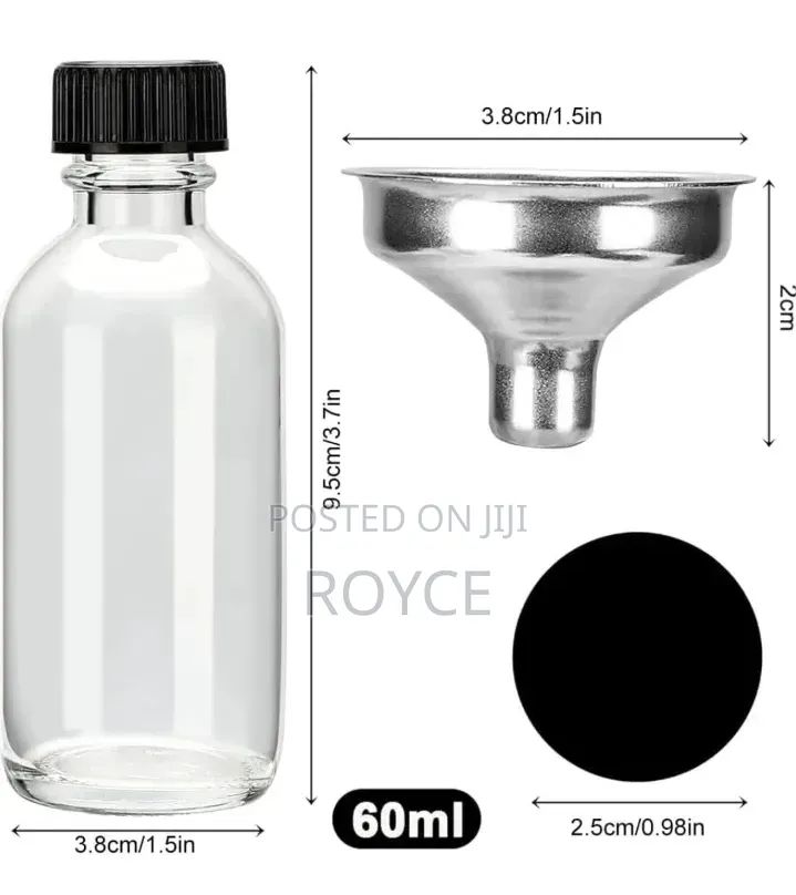 12pcs 60ml Ginger Shot Bottle Set