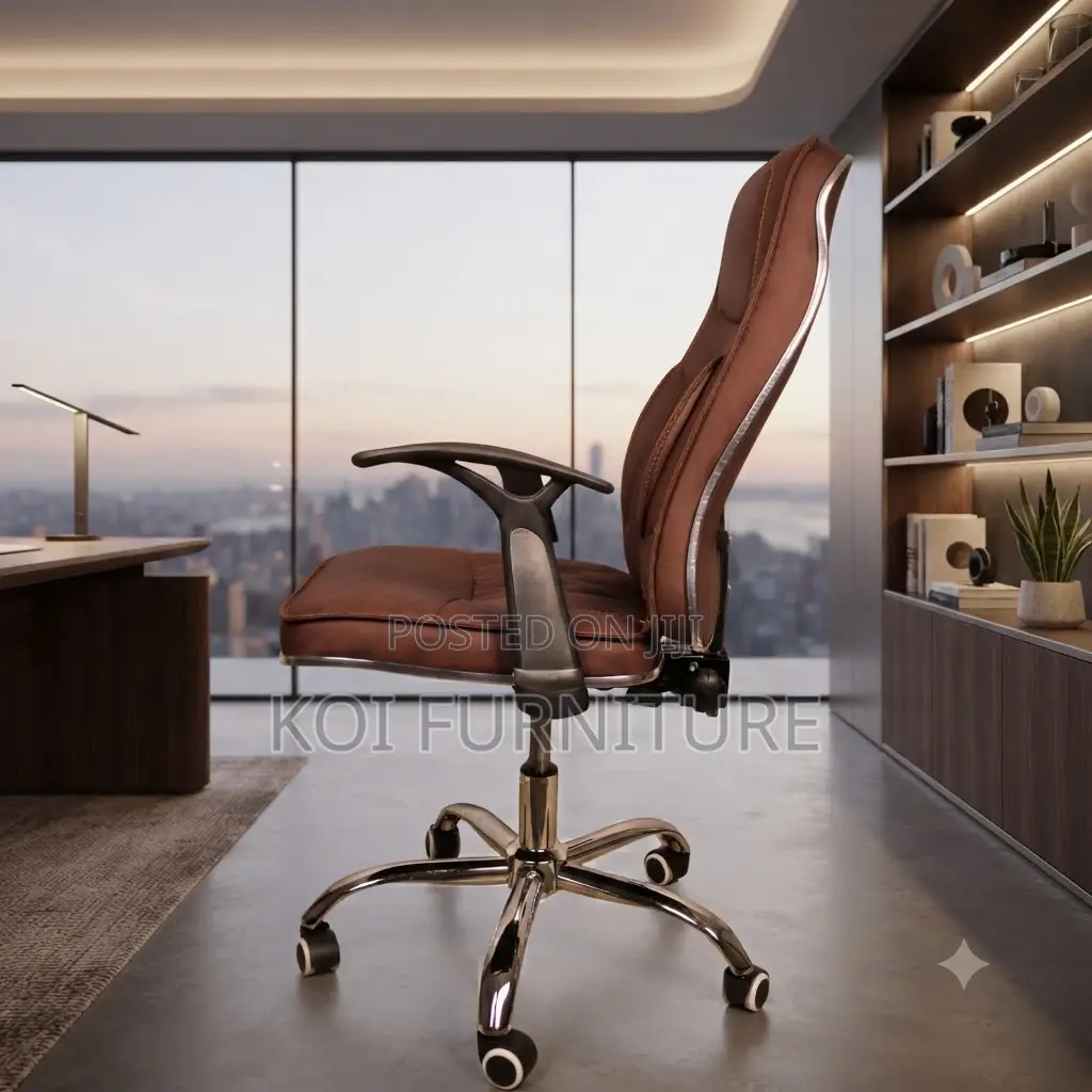 Office Chairs; Brown Leather Recliner Office Chairs