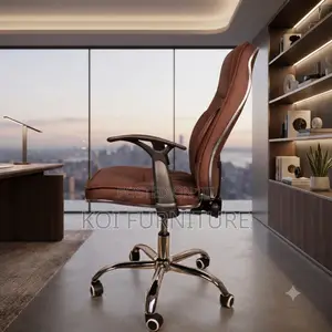 Office Chairs; Brown Leather Recliner Office Chairs
