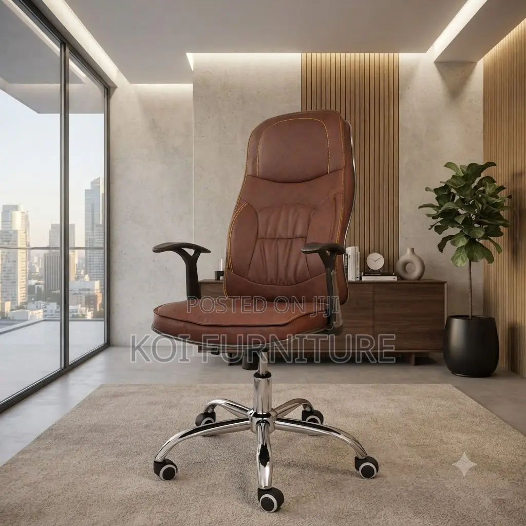 Office Chairs; Brown Leather Recliner Office Chairs