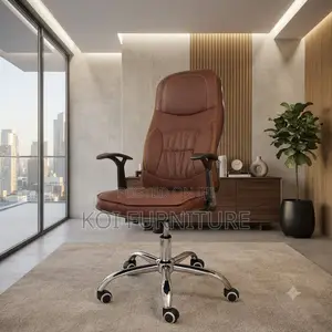 Office Chairs; Brown Leather Recliner Office Chairs