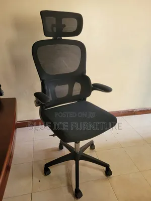 Office Headrest Chair With Flipping Hand