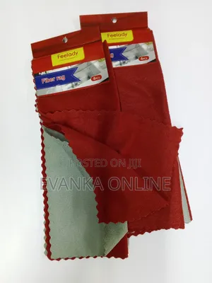 Microfiber Cloth/Cleaning Cloth - Pack of 4 (Red and Grey)