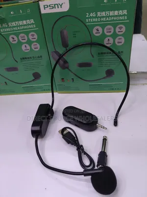 2.4ghz Wireless Stereo Headphones With Mic