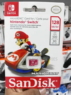 Sandisk Micro Sdxc Card For Nintendo Switch 128gb Super Mario Kart