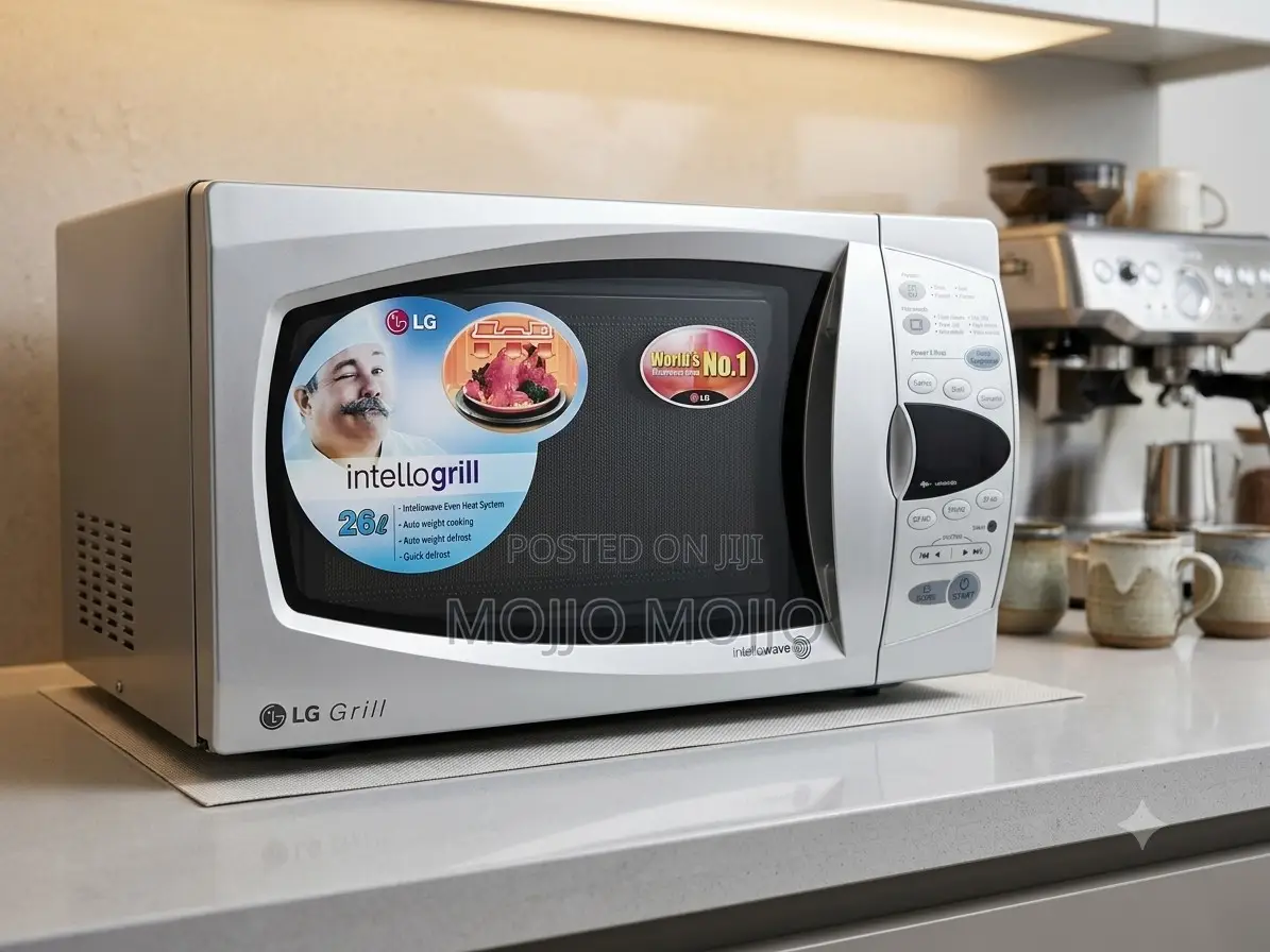 Lg Grill Featuring Intellogrill and Intellowave Technology.
