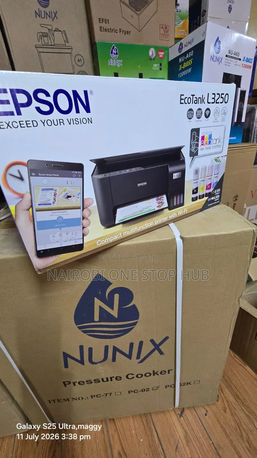 Ecotank L3250 Wifi Enabled Printer