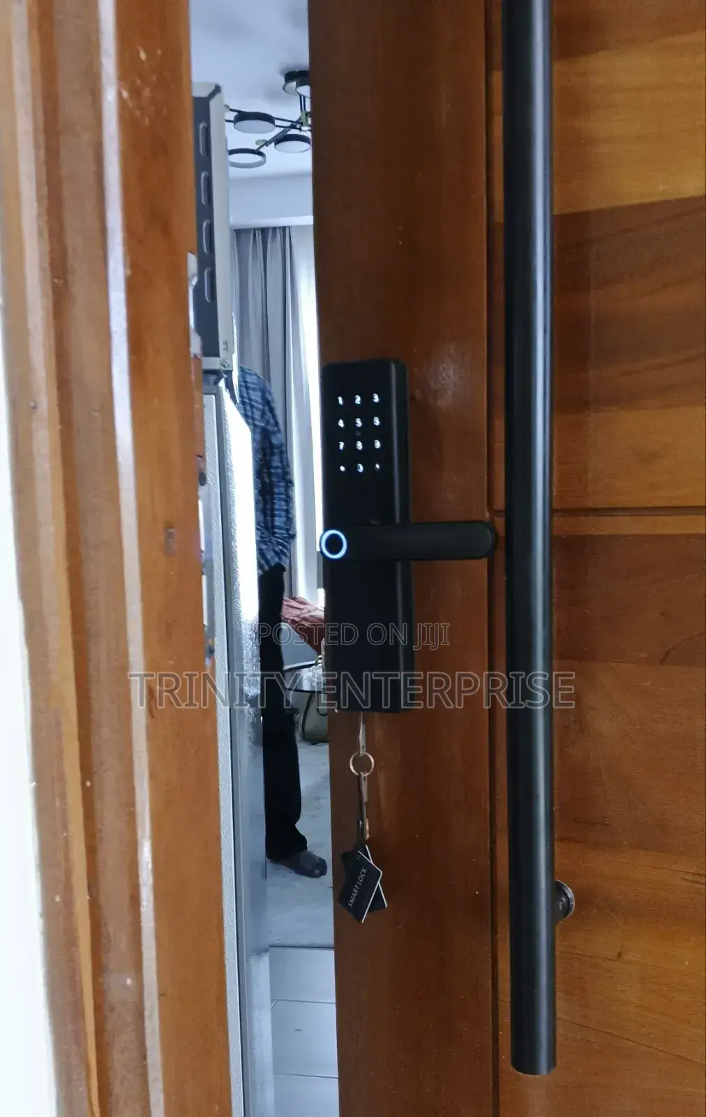 Smart Lock With Dual Fingerprints Lock Password Cards Appcontrol