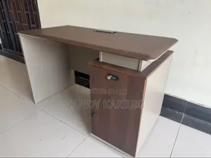 1.2m Office Desk With Side Cabinet