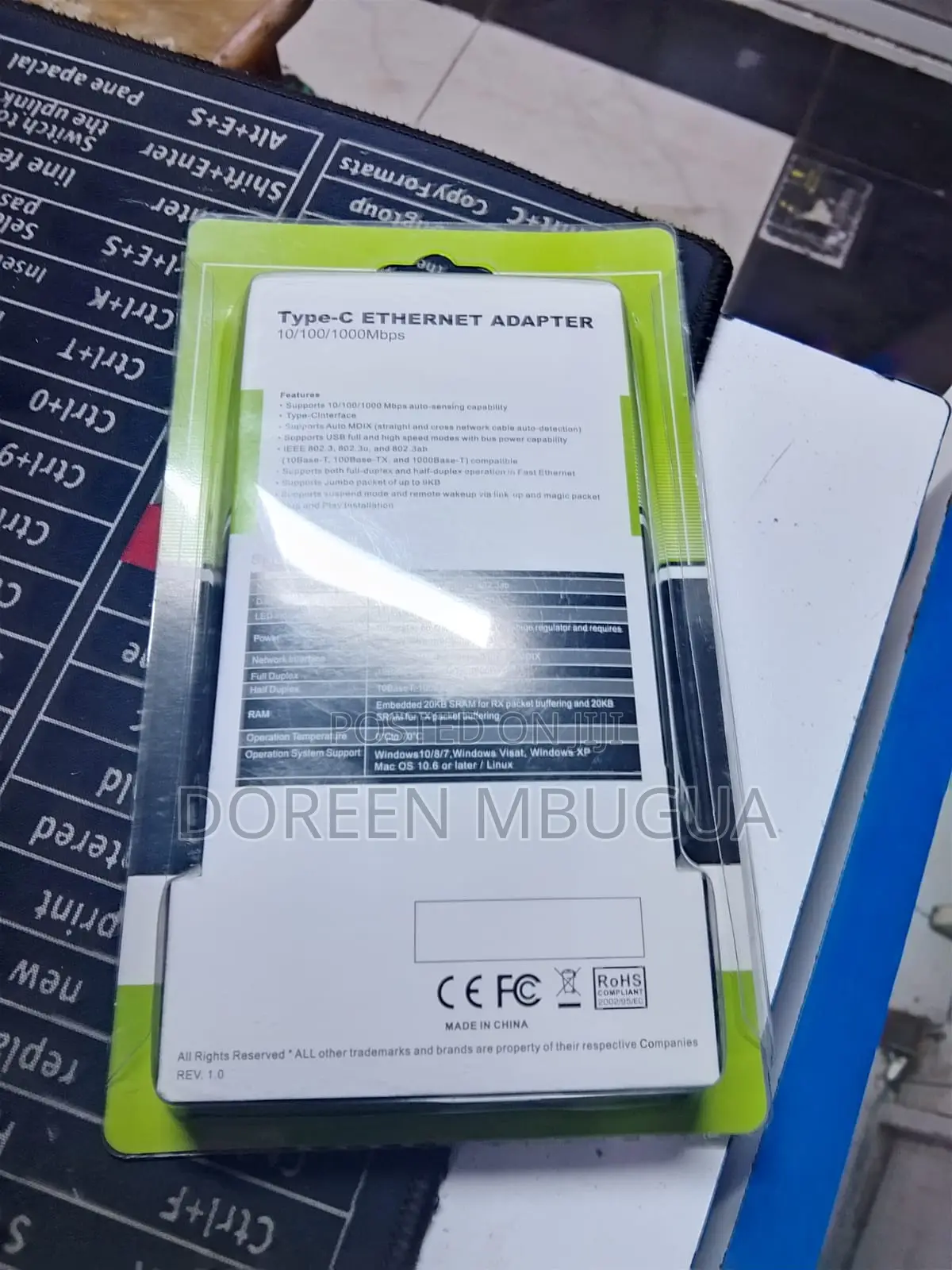 Type-C to Ethernet Adapter