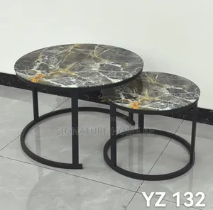 Glass Effect Nesting Coffee Table