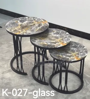 3 in 1 Glass Effect Executive Coffee Table