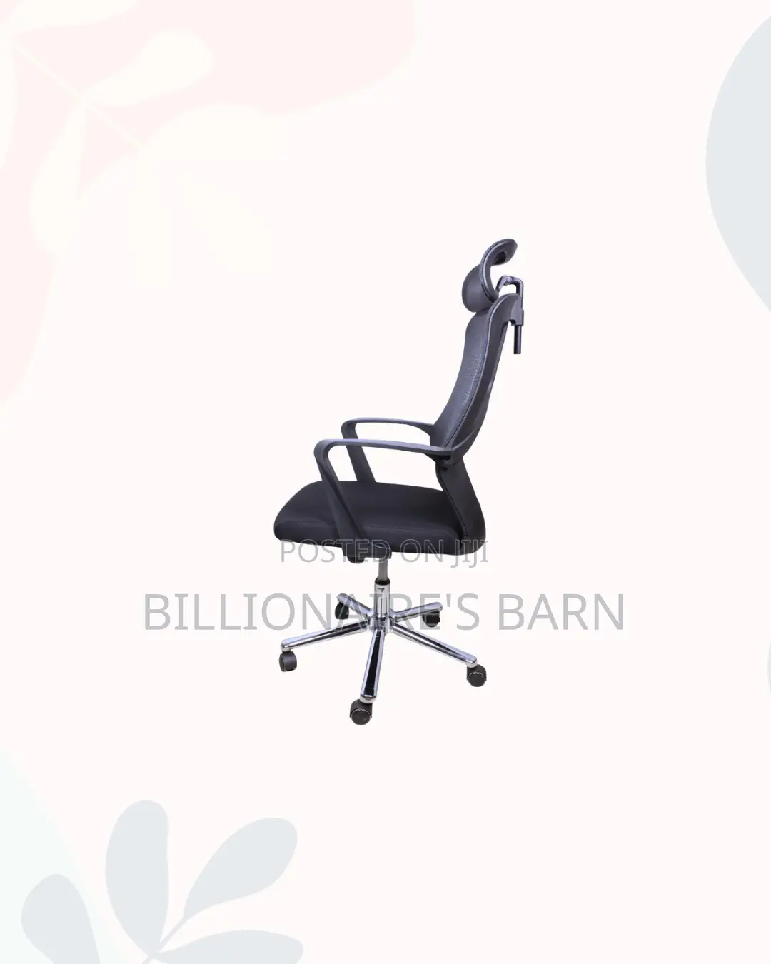 High Back Mesh Office Chair Support for Reception and Guest Use