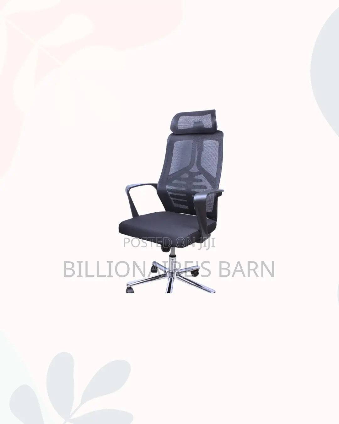 High Back Mesh Office Chair Support for Reception and Guest Use